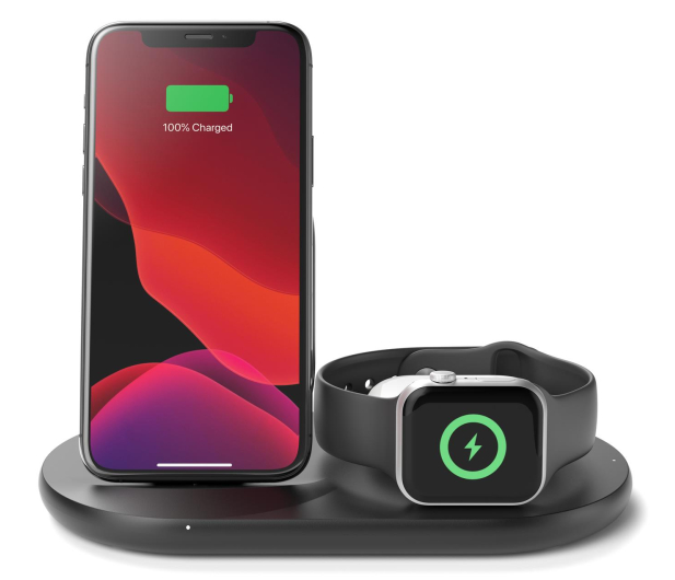 BELKIN Indukcyjna 3w1 (iPhone, Apple Watch, AirPods) WIZ001VFBK - 710645 - zdjęcie 2